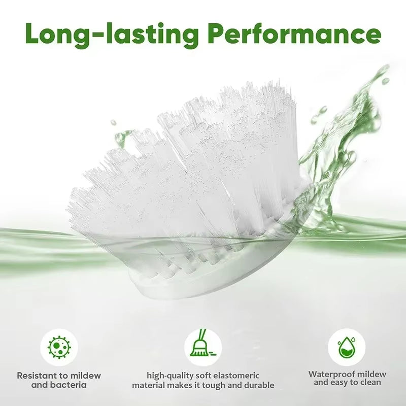5 In1 Electric Spin Scrubber, Spin Scrubber with 5 Replaceable Brush Heads Bathroom Cleaning Brush,Power Electric Cleaning Brush
